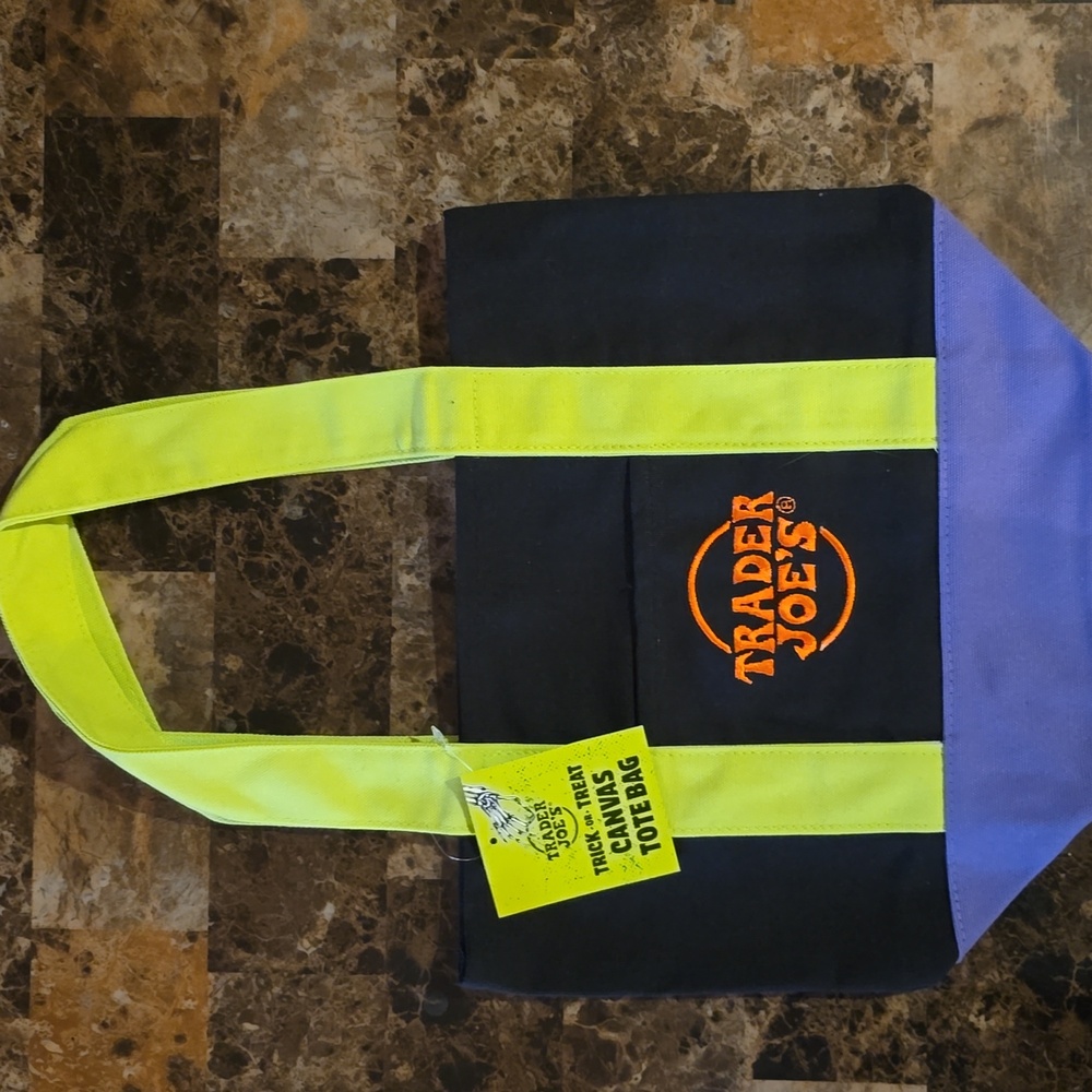 NWT Limited Edition Trader Joe's Canvas Tote Bag